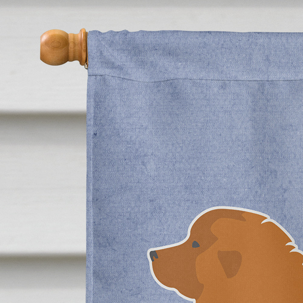 Leonberger Welcome Flag Canvas House Size BB5562CHF