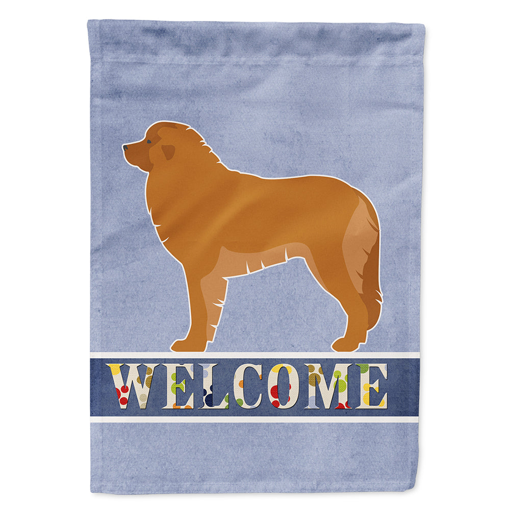 Leonberger Welcome Flag Canvas House Size BB5562CHF  the-store.com.
