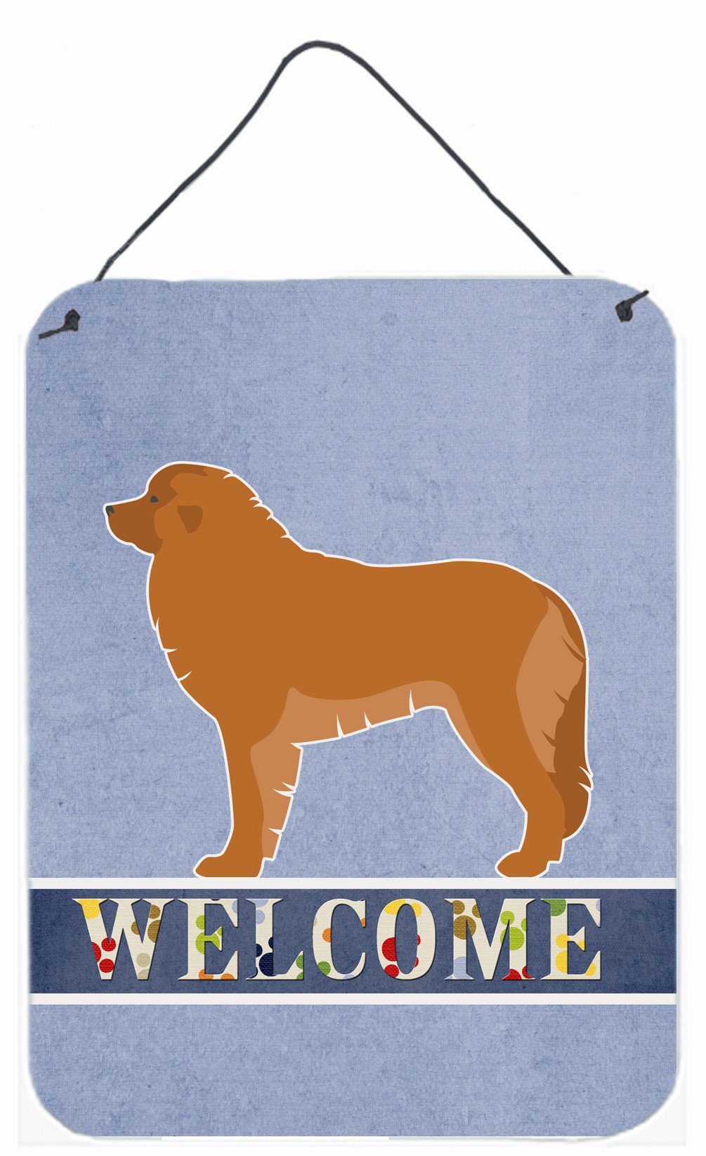 Leonberger Welcome Wall or Door Hanging Prints BB5562DS1216 by Caroline's Treasures