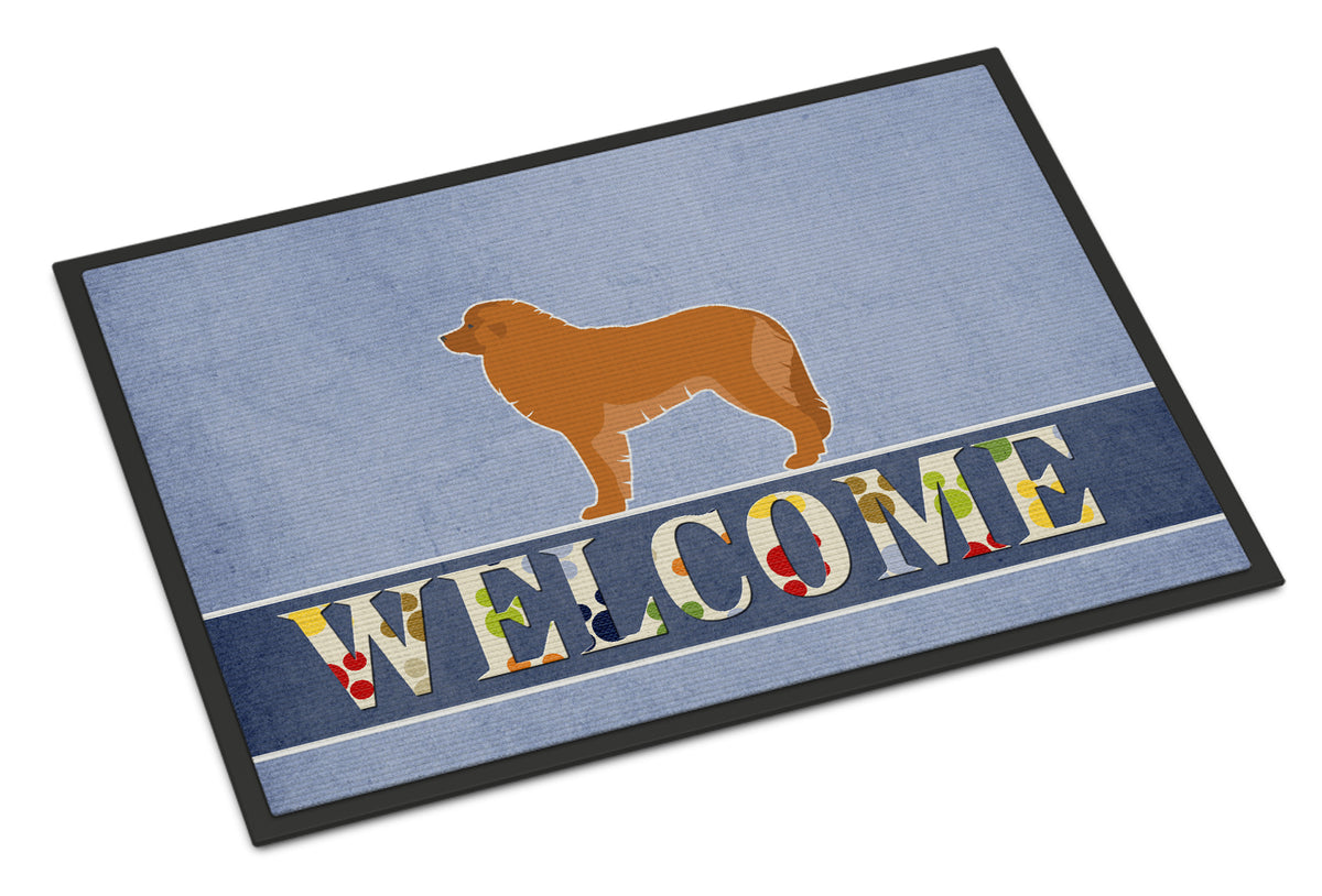 Leonberger Welcome Indoor or Outdoor Mat 18x27 BB5562MAT - the-store.com