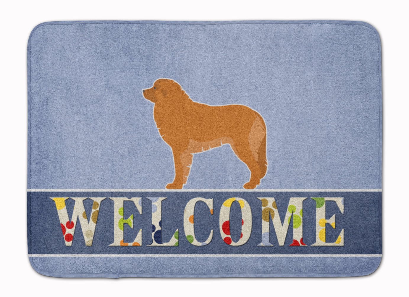 Leonberger Welcome Machine Washable Memory Foam Mat BB5562RUG - the-store.com