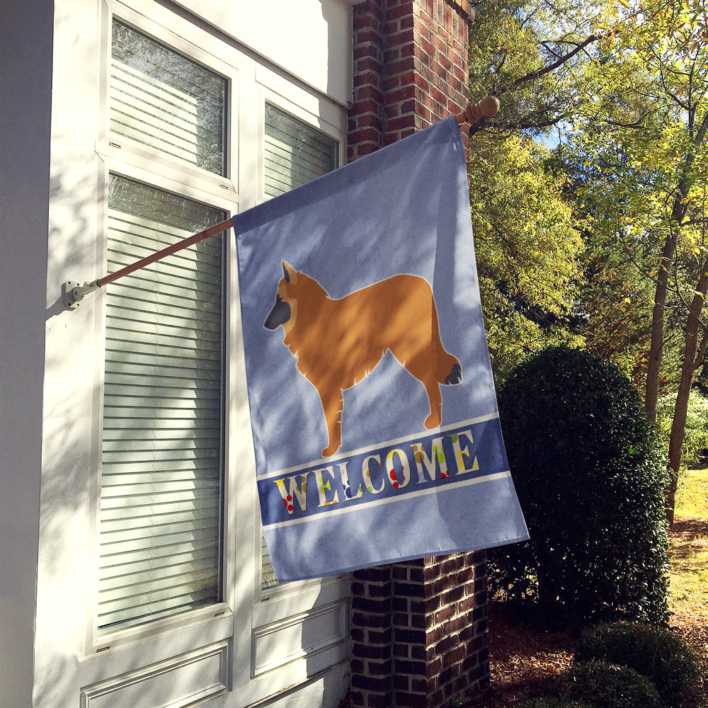 Belgian Shepherd Welcome Flag Canvas House Size BB5565CHF  the-store.com.