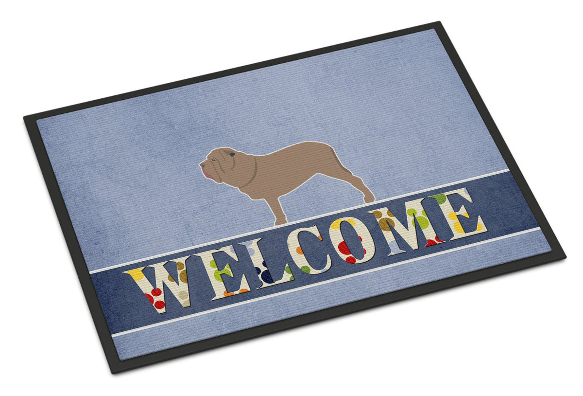 Neapolitan Mastiff Welcome Indoor or Outdoor Mat 24x36 BB5569JMAT by Caroline&#39;s Treasures