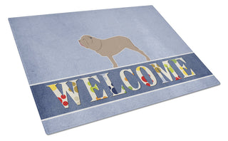 Neapolitan Mastiff Welcome Glass Cutting Board Large BB5569LCB