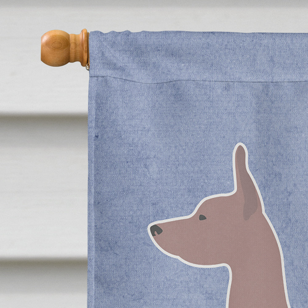 Dogo Argentino Welcome Flag Canvas House Size BB5571CHF