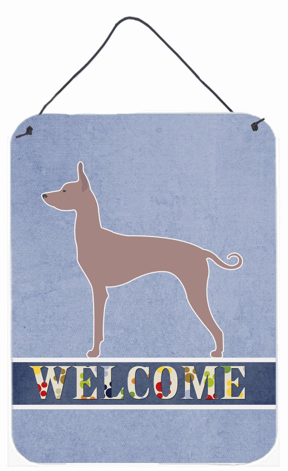 Dogo Argentino Welcome Wall or Door Hanging Prints BB5571DS1216 by Caroline's Treasures