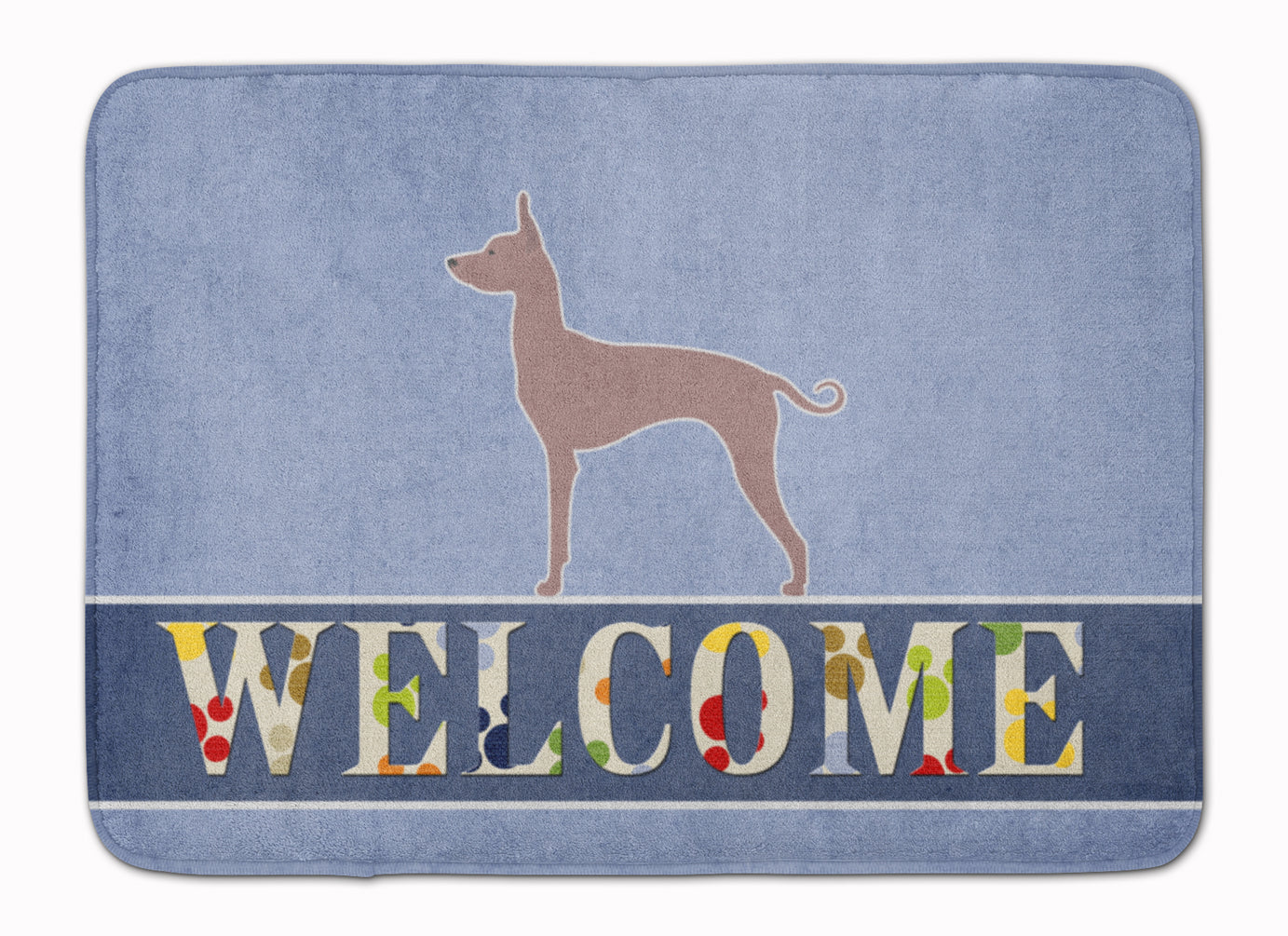 Dogo Argentino Welcome Machine Washable Memory Foam Mat BB5571RUG - the-store.com