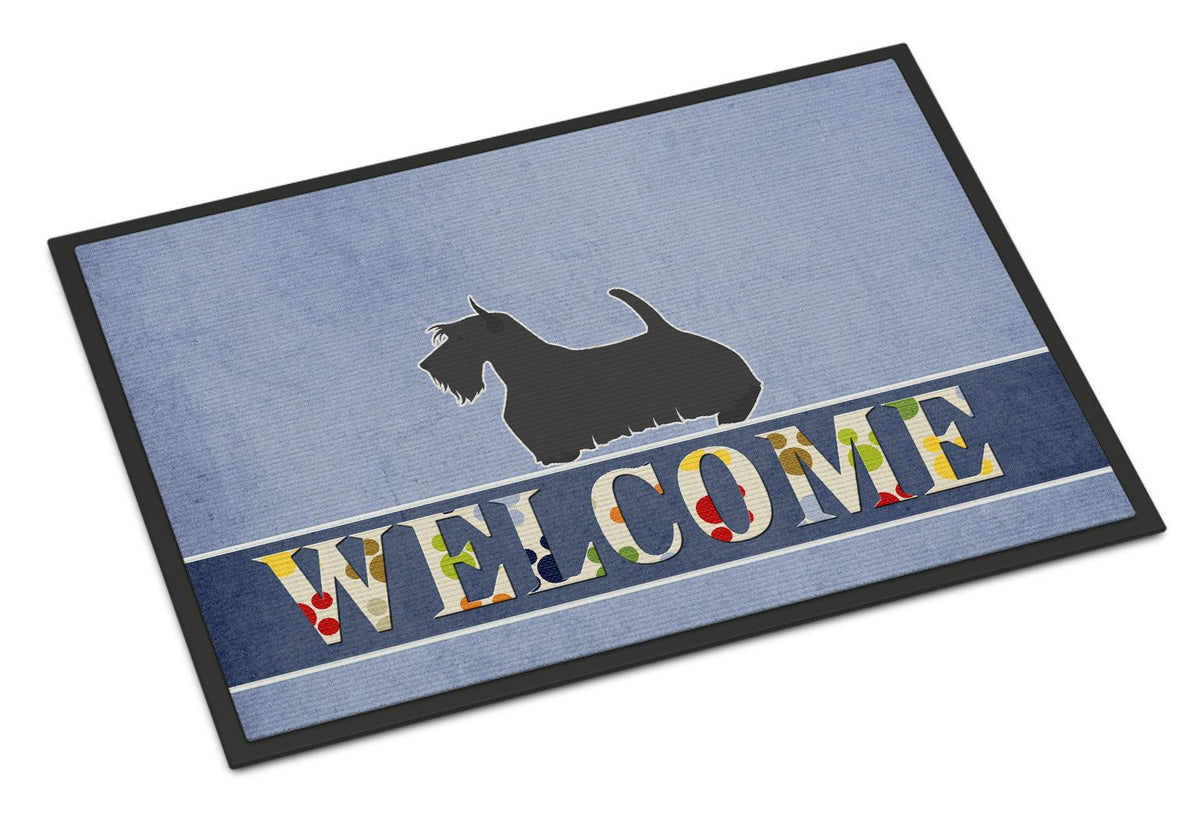 Scottish Terrier Welcome Indoor or Outdoor Mat 24x36 BB5573JMAT by Caroline&#39;s Treasures