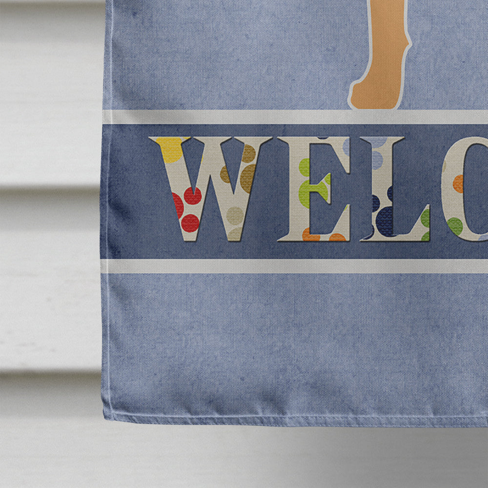 Bullmastiff Welcome Flag Canvas House Size BB5575CHF  the-store.com.