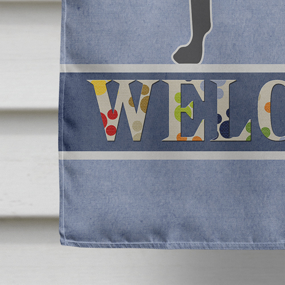Great Dane Welcome Flag Canvas House Size BB5579CHF