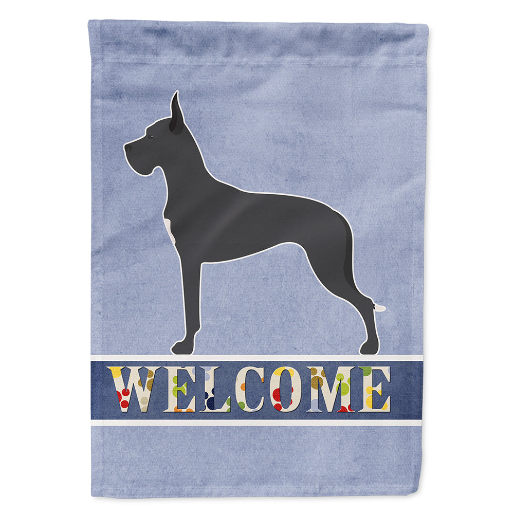 Great Dane Welcome Flag Canvas House Size BB5579CHF  the-store.com.