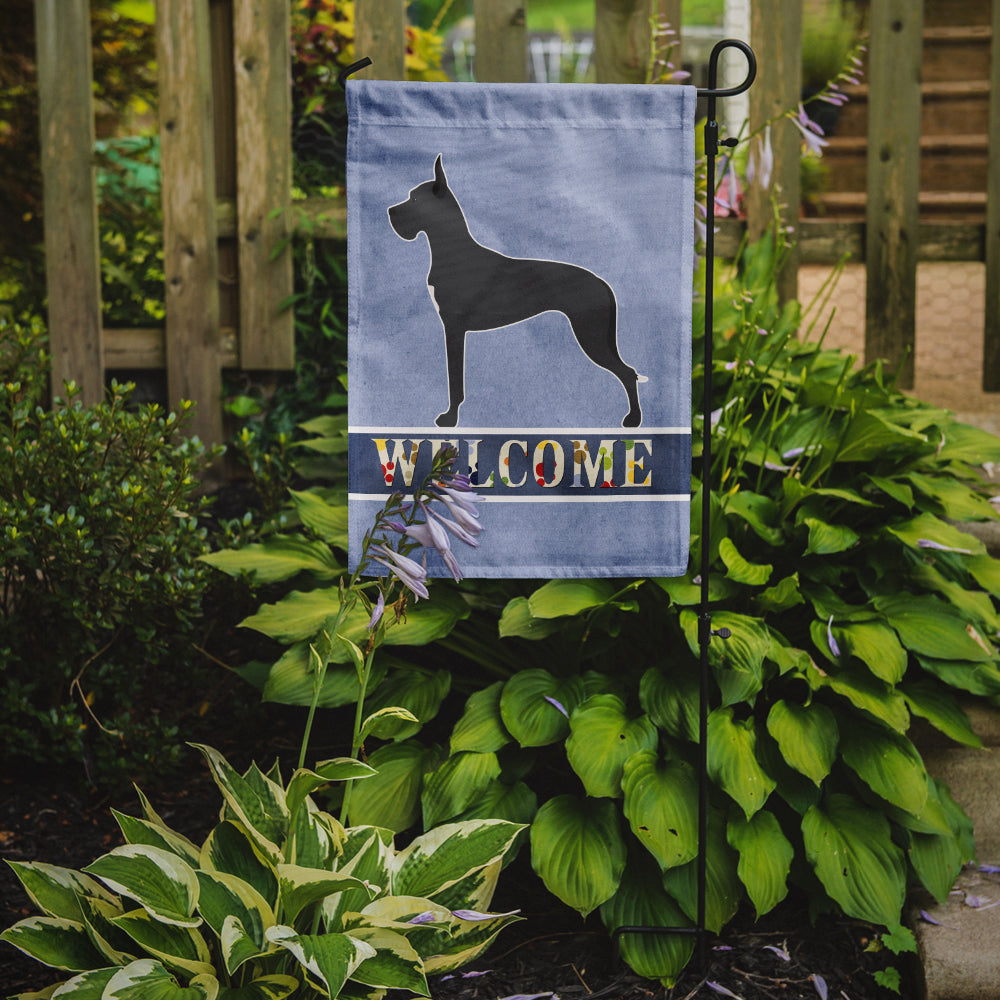 Great Dane Welcome Flag Garden Size BB5579GF  the-store.com.