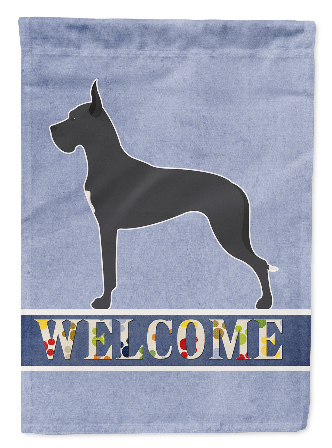 Great Dane Welcome Flag Garden Size BB5579GF  the-store.com.