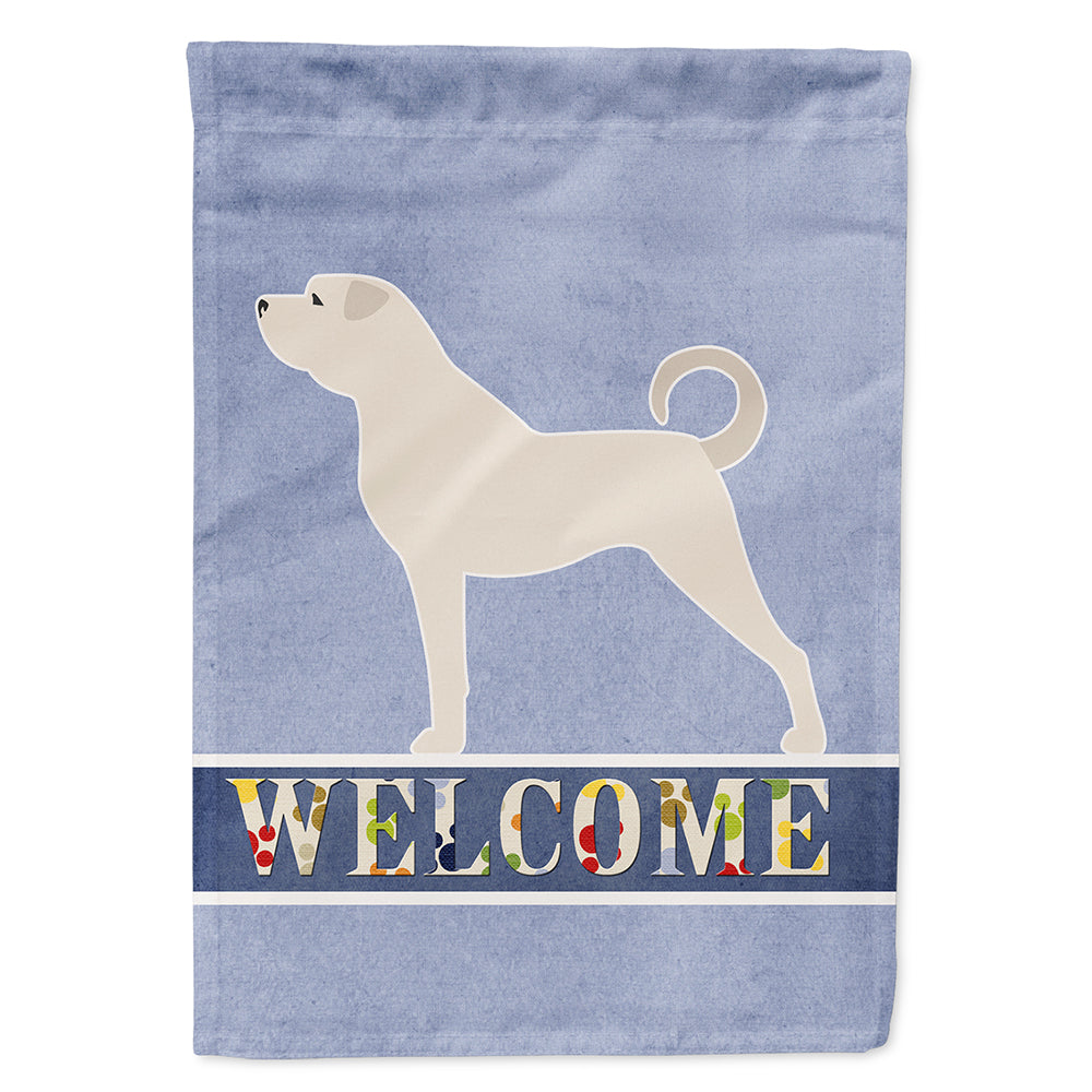 Anatolian Shepherd Welcome Flag Canvas House Size BB5581CHF  the-store.com.