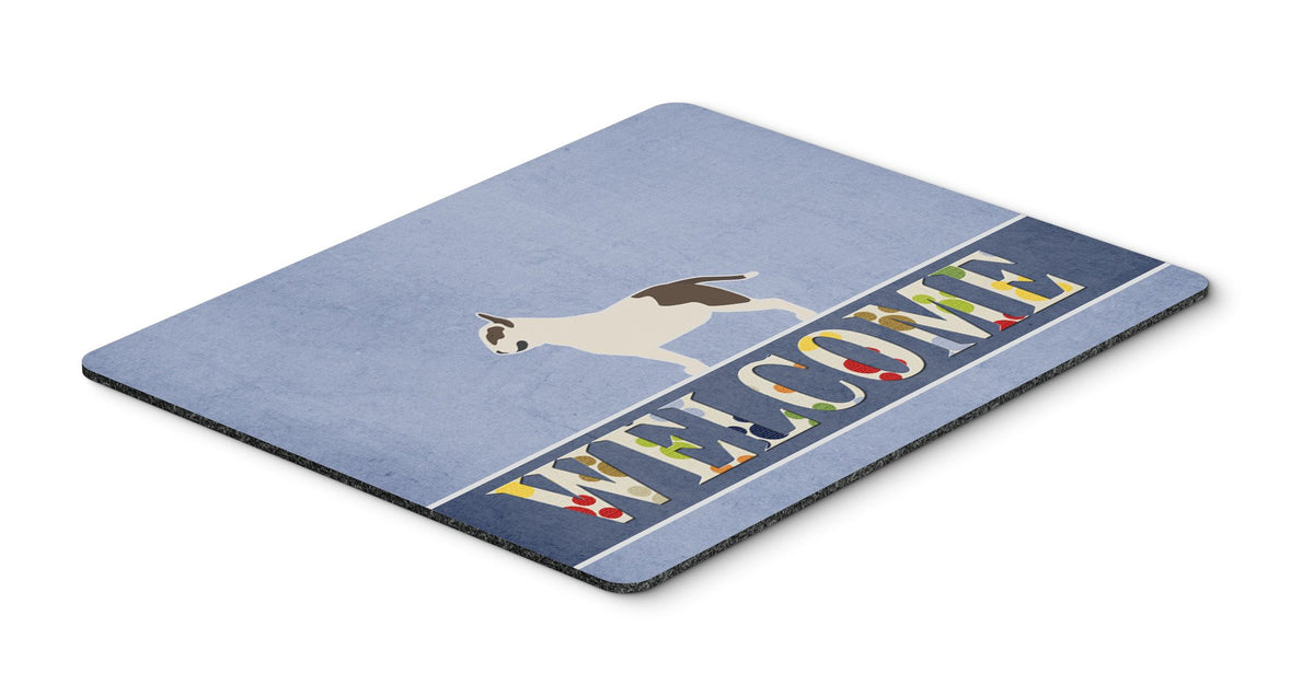 Bull Terrier Welcome Mouse Pad, Hot Pad or Trivet BB5582MP by Caroline&#39;s Treasures