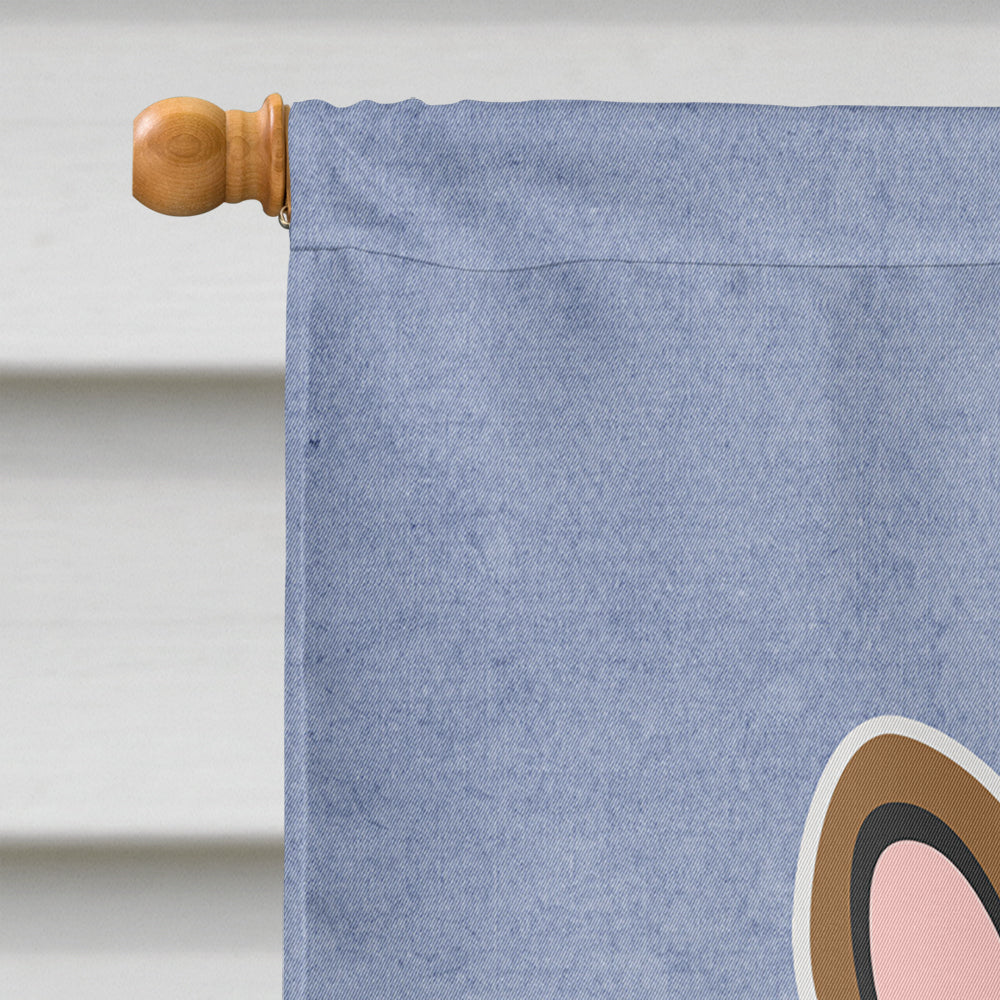 French Bulldog Brown Welcome Flag Canvas House Size BB5594CHF  the-store.com.