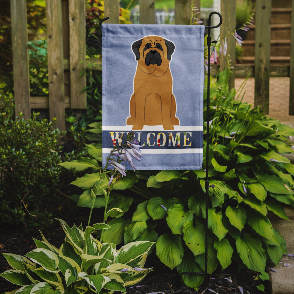 Mastiff Welcome Flag Garden Size BB5599GF