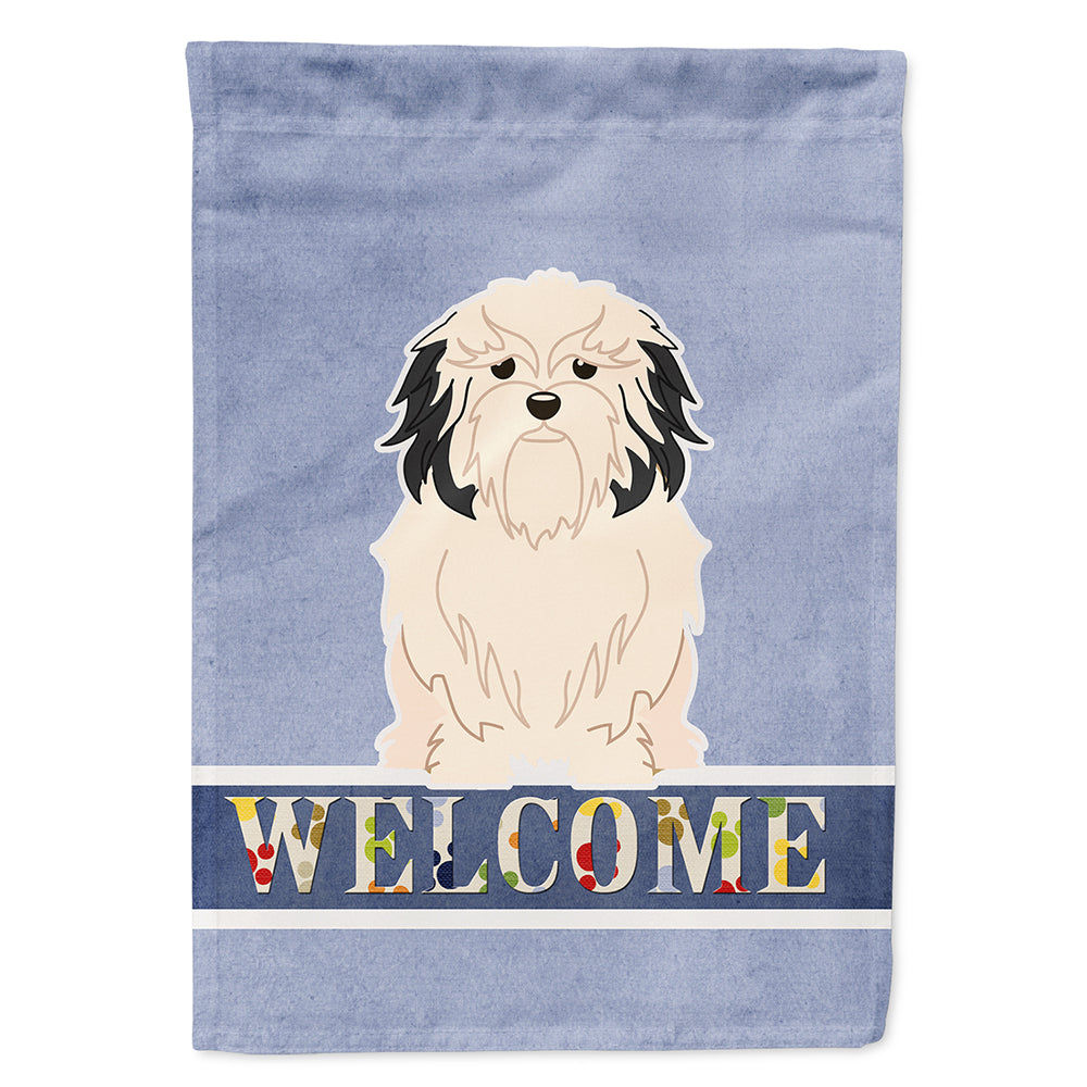Lowchen Welcome Flag Canvas House Size BB5600CHF