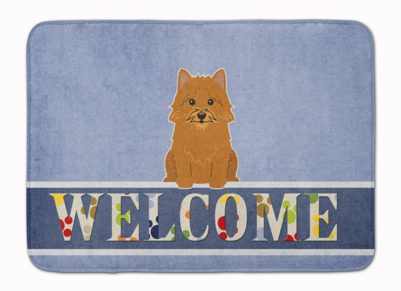 Norwich Terrier Welcome Machine Washable Memory Foam Mat BB5601RUG - the-store.com