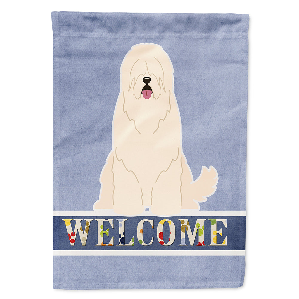 South Russian Sheepdog Welcome Flag Canvas House Size BB5605CHF