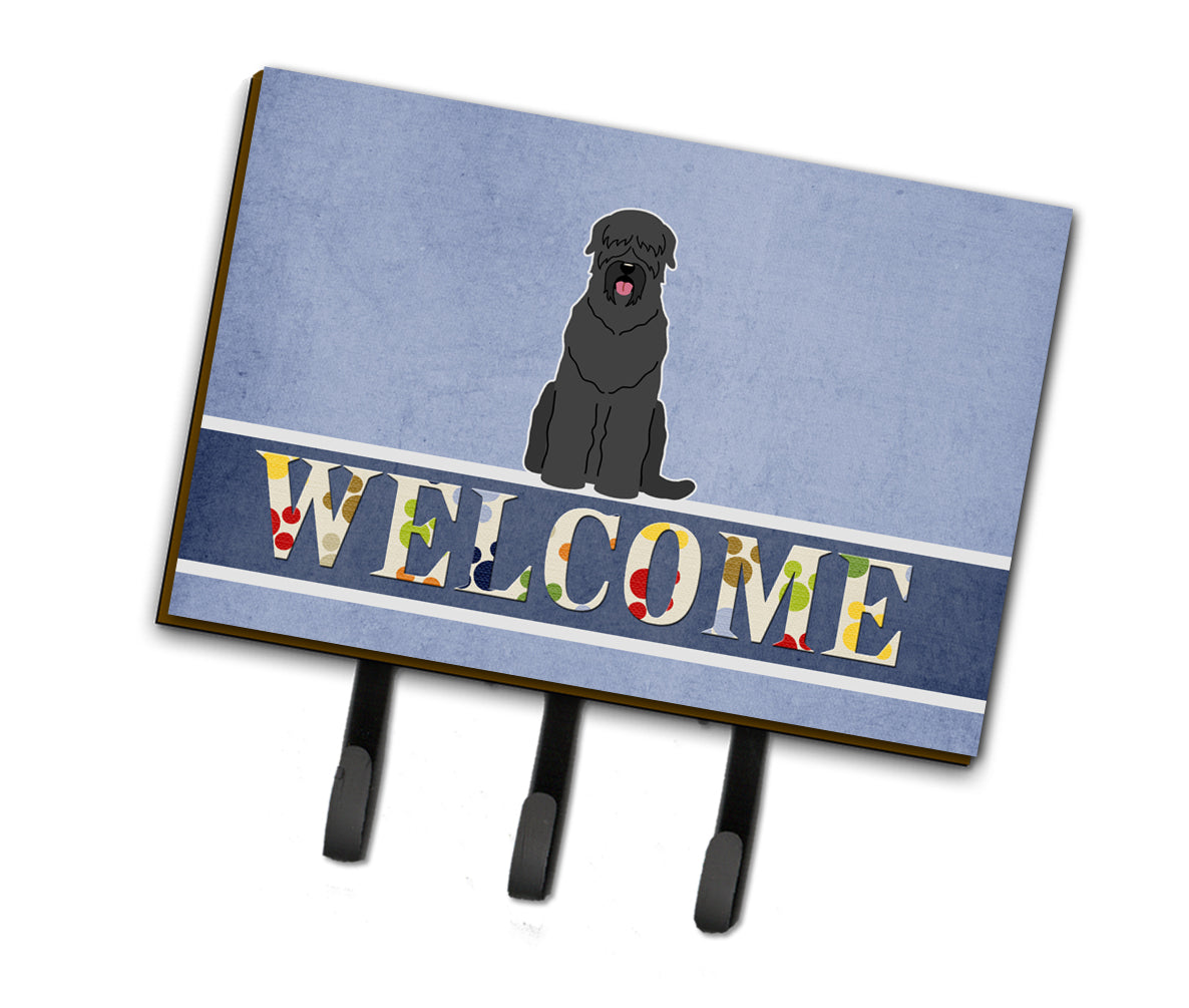 Black Russian Terrier Welcome Leash or Key Holder BB5607TH68