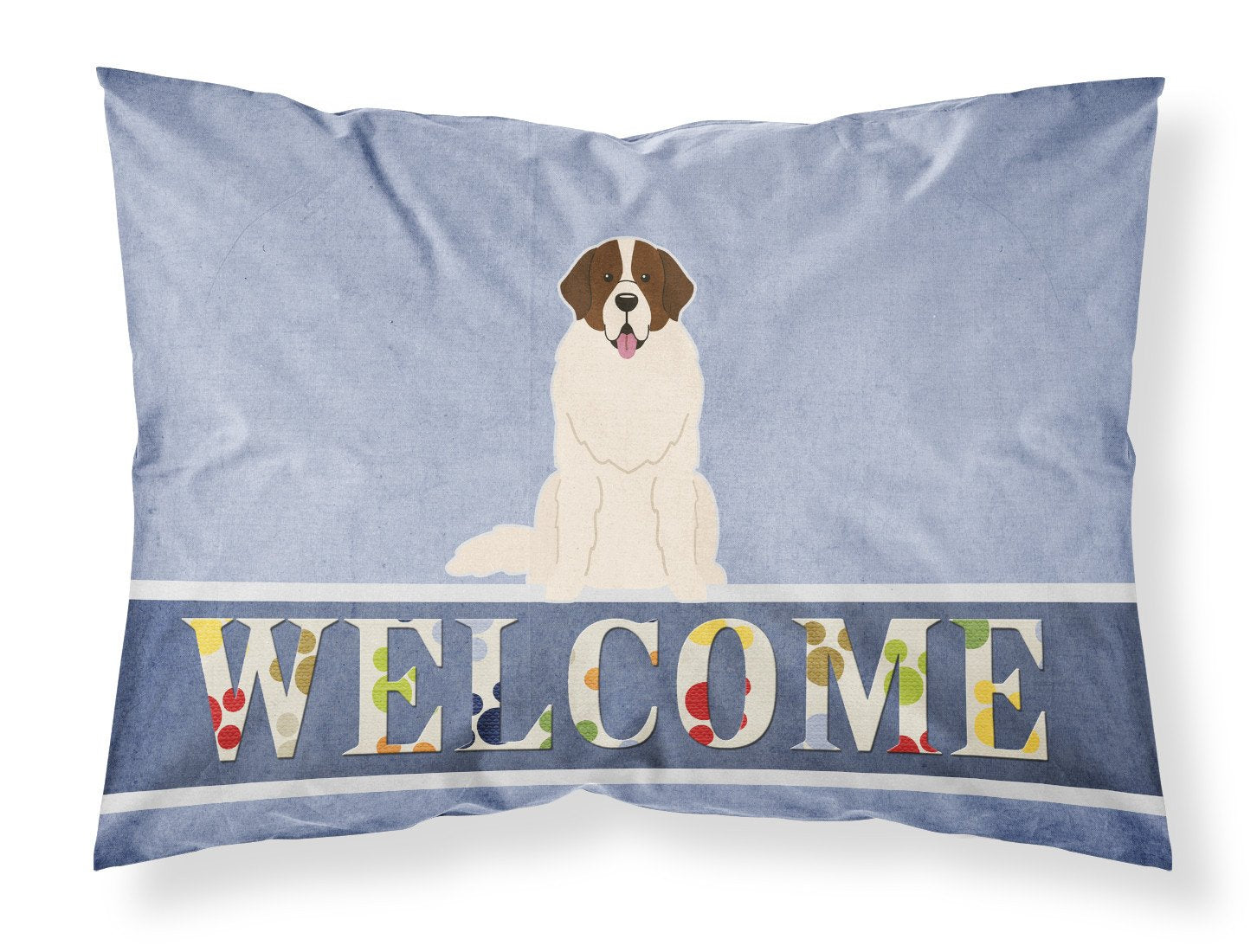 Moscow Watchdog Welcome Fabric Standard Pillowcase BB5608PILLOWCASE by Caroline's Treasures
