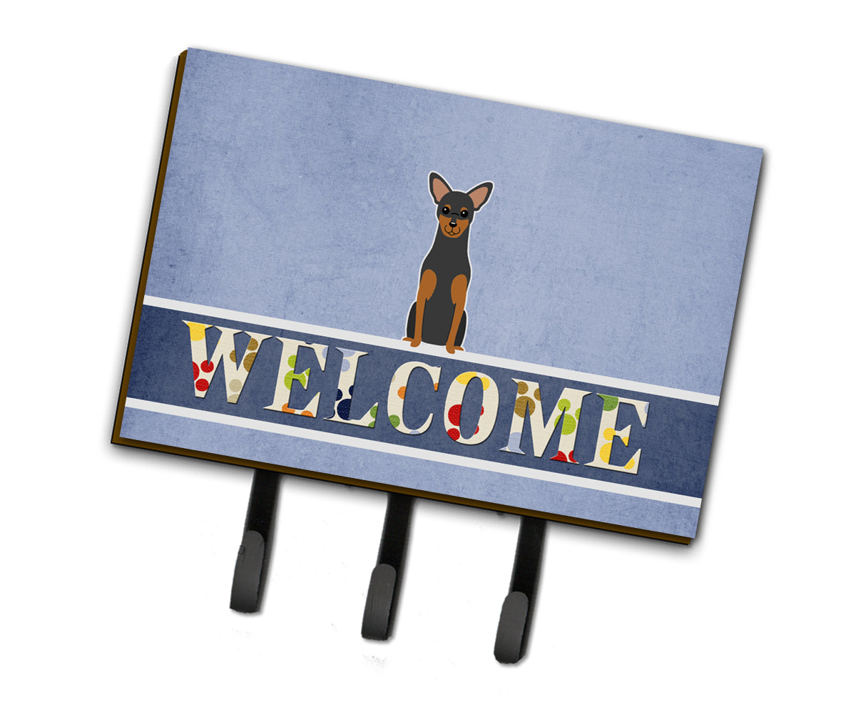 Manchester Terrier Welcome Leash or Key Holder BB5609TH68  the-store.com.