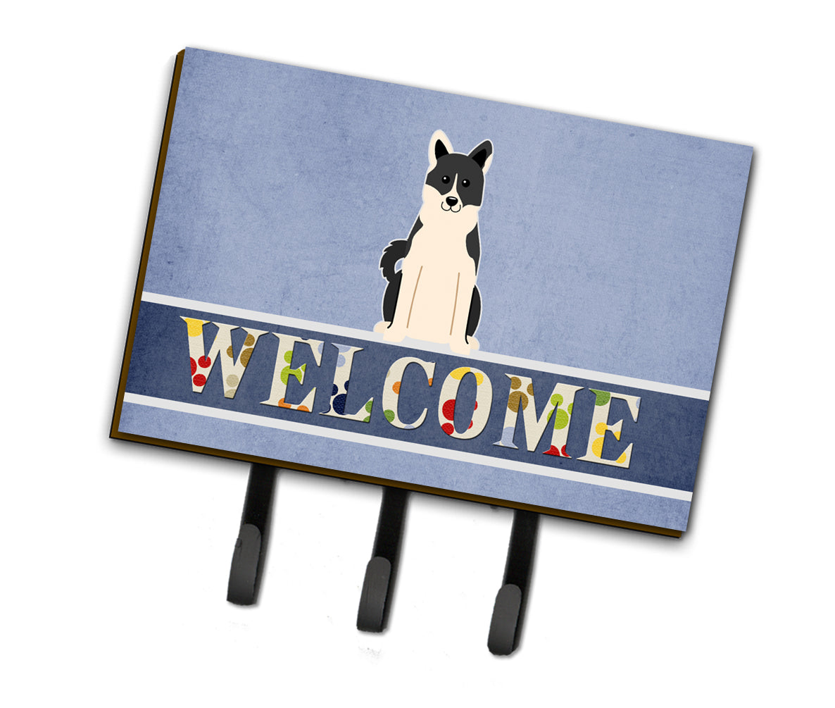 Russo-European Laika Spitz Welcome Leash or Key Holder BB5610TH68  the-store.com.