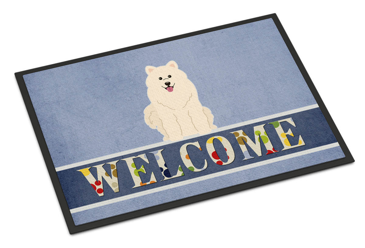 Samoyed Welcome Indoor or Outdoor Mat 18x27 BB5611MAT - the-store.com