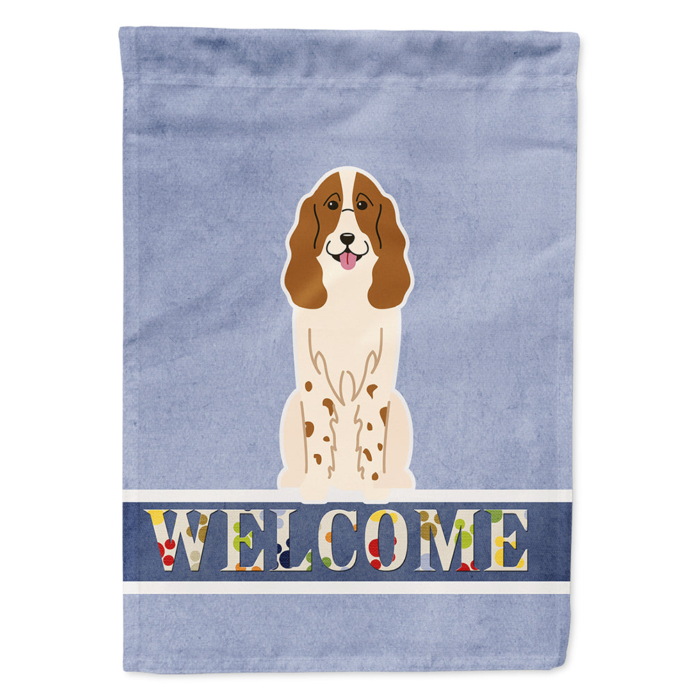 Russian Spaniel Welcome Flag Canvas House Size BB5612CHF  the-store.com.