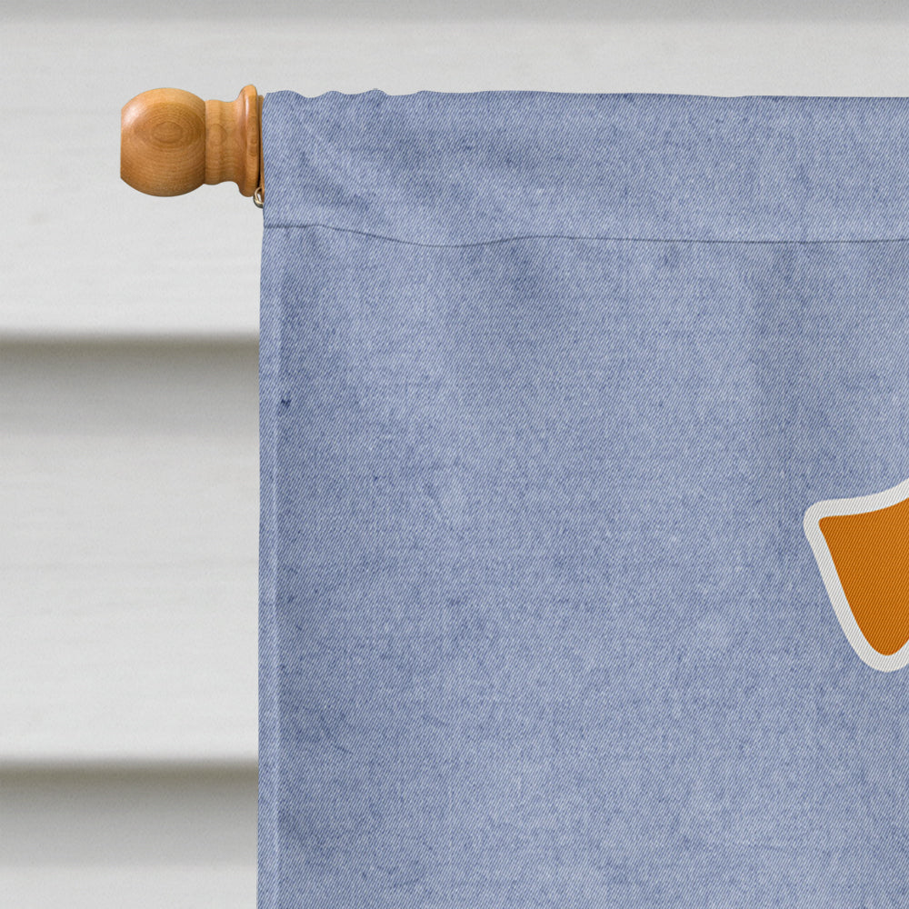Airedale Welcome Flag Canvas House Size BB5622CHF