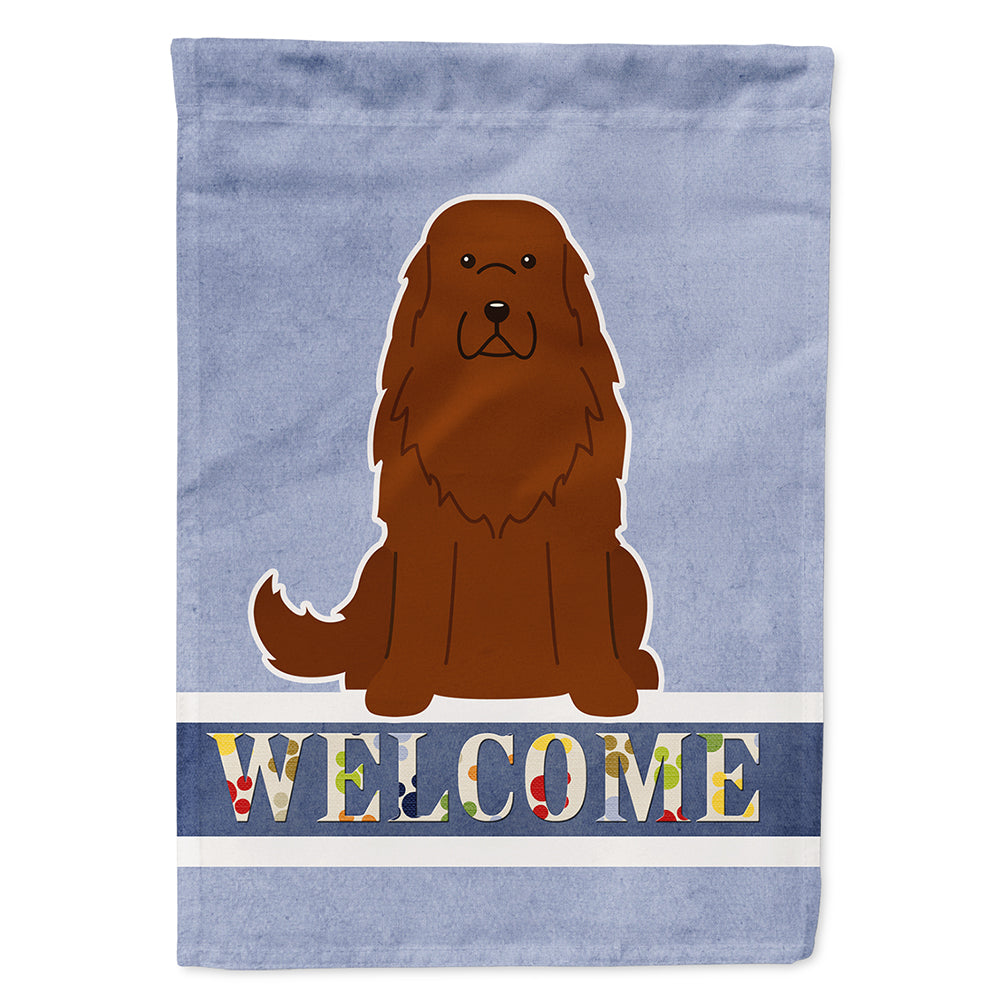 Caucasian Shepherd Dog Welcome Flag Canvas House Size BB5631CHF