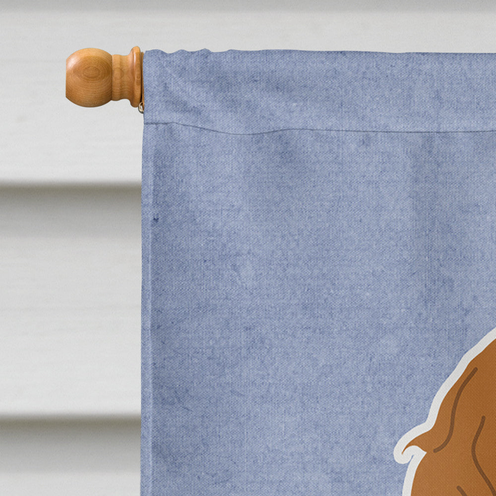 Cavalier Spaniel Welcome Flag Canvas House Size BB5639CHF  the-store.com.