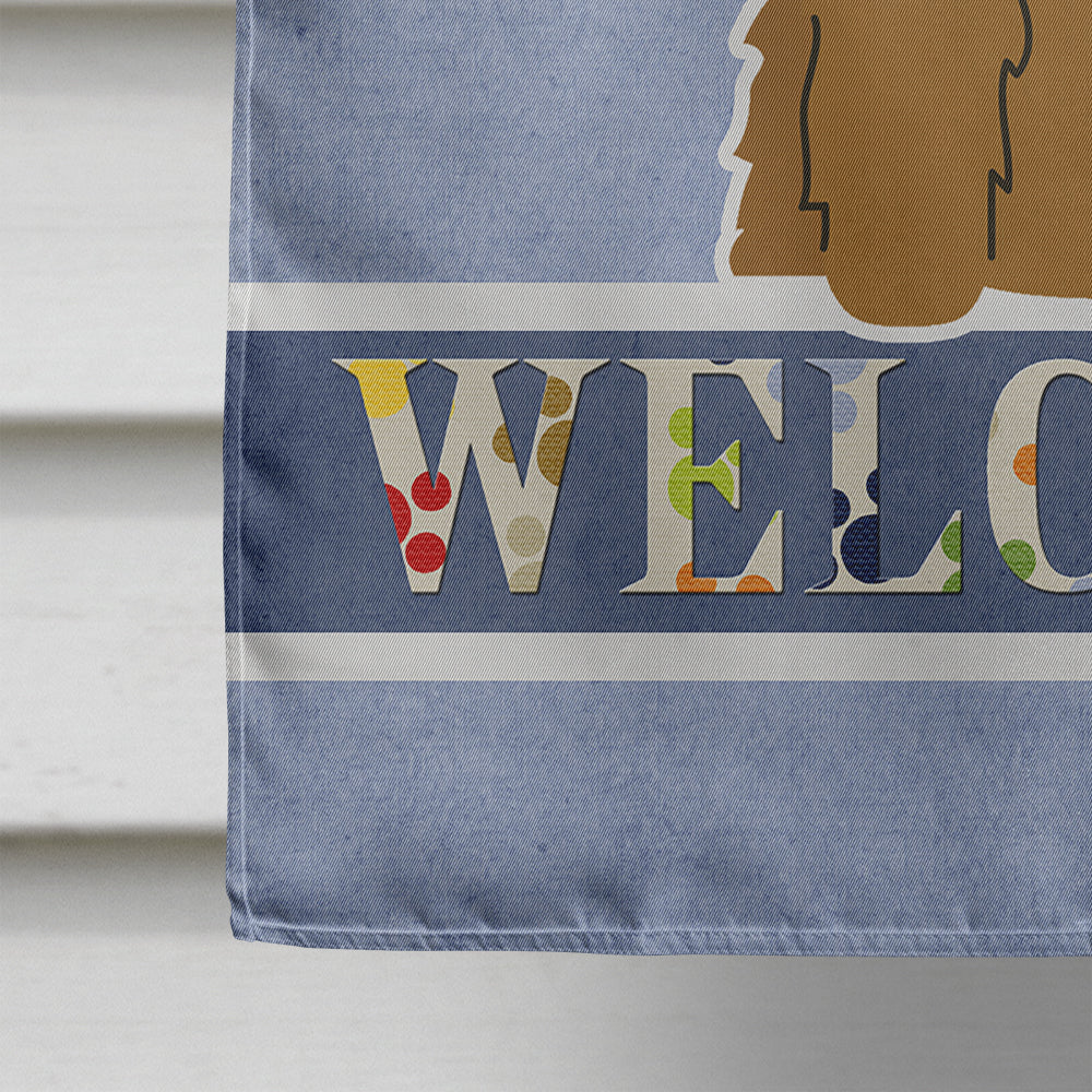 Glen of Imal Tan Welcome Flag Canvas House Size BB5641CHF  the-store.com.