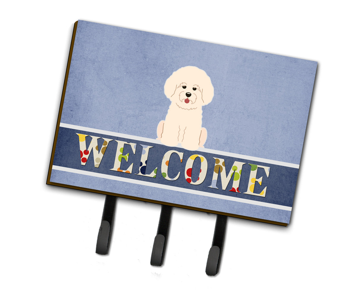 Bichon Frise Welcome Leash or Key Holder BB5656TH68  the-store.com.