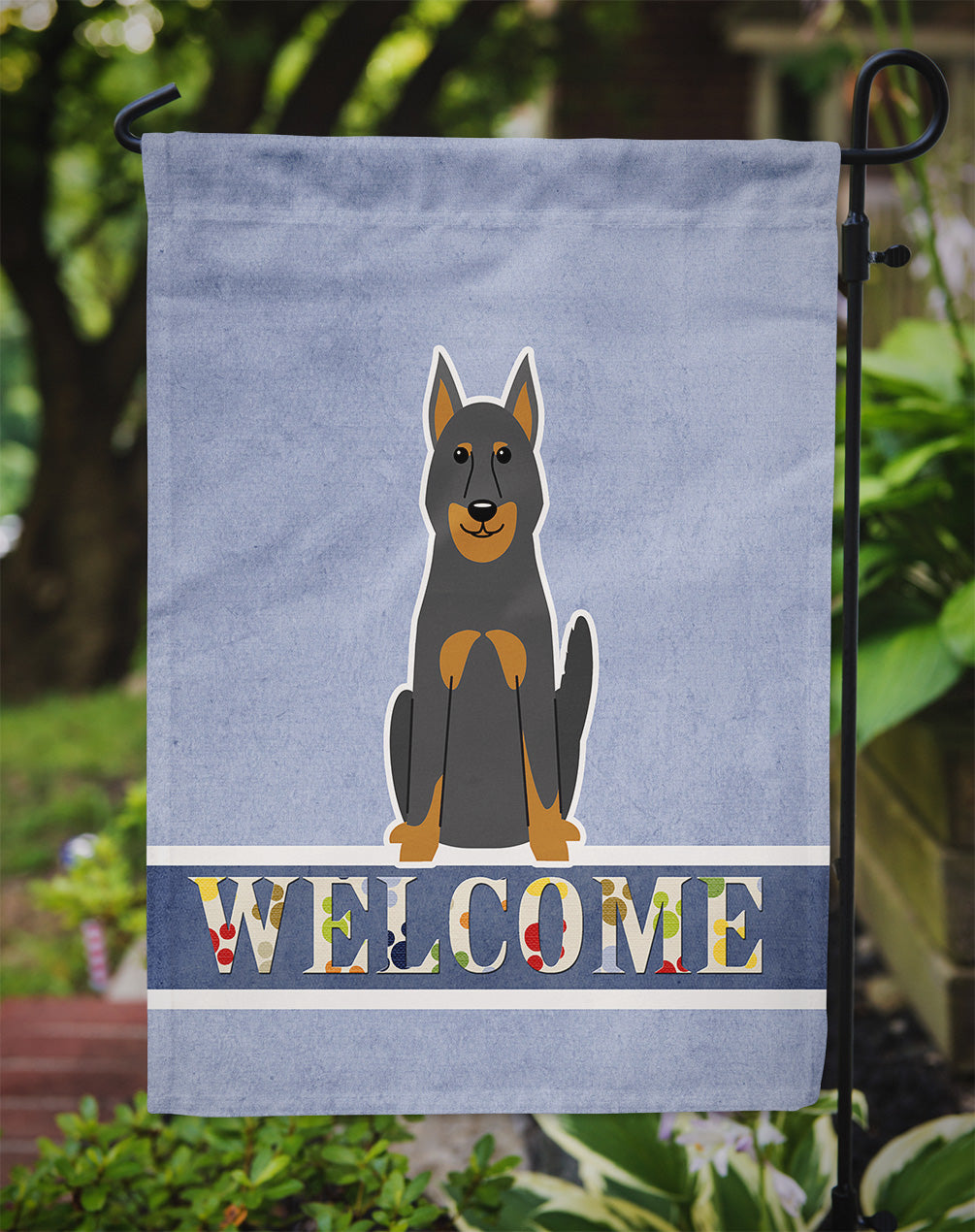 Beauce Shepherd Dog Welcome Flag Garden Size BB5661GF