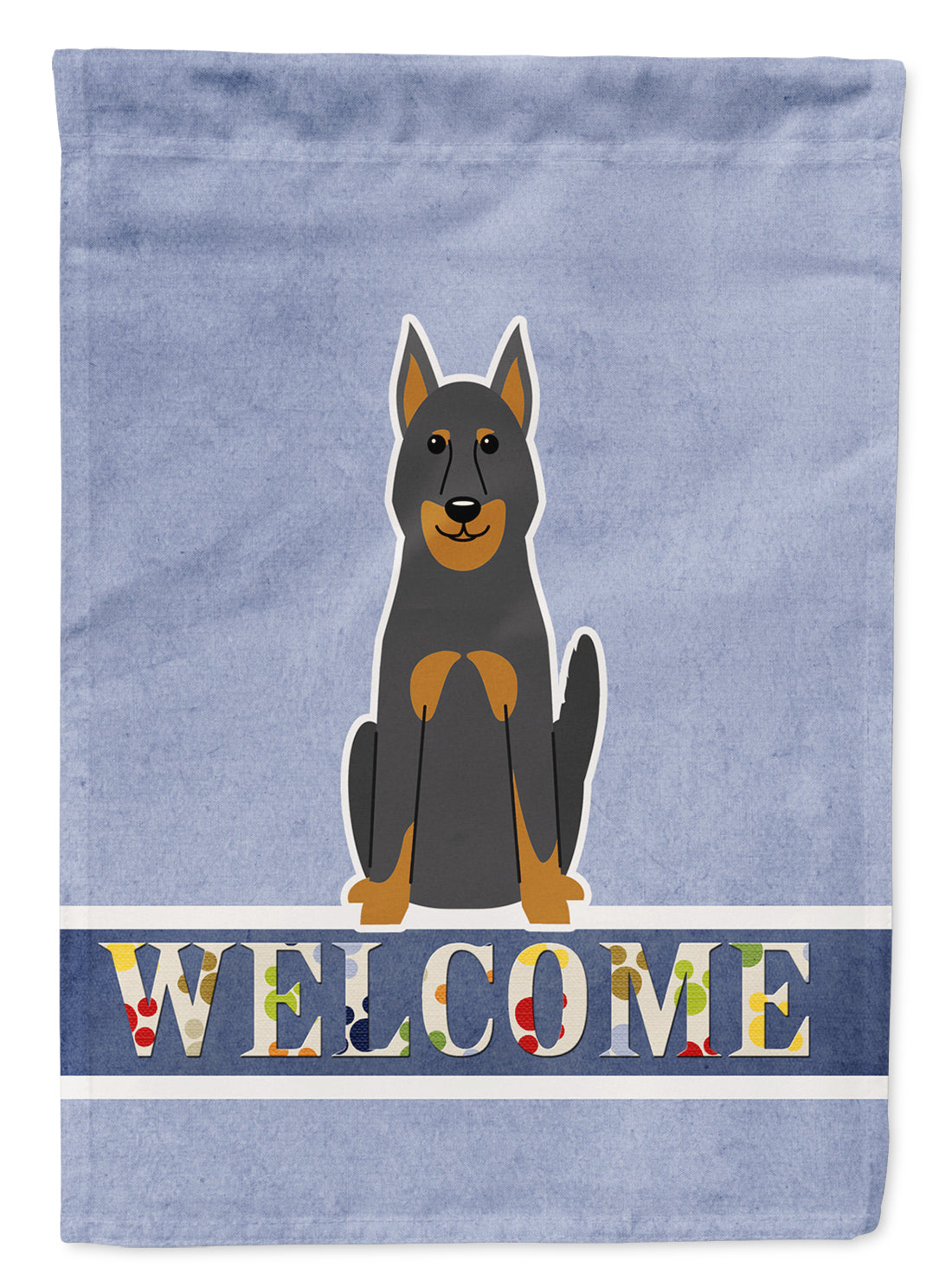 Beauce Shepherd Dog Welcome Flag Garden Size BB5661GF