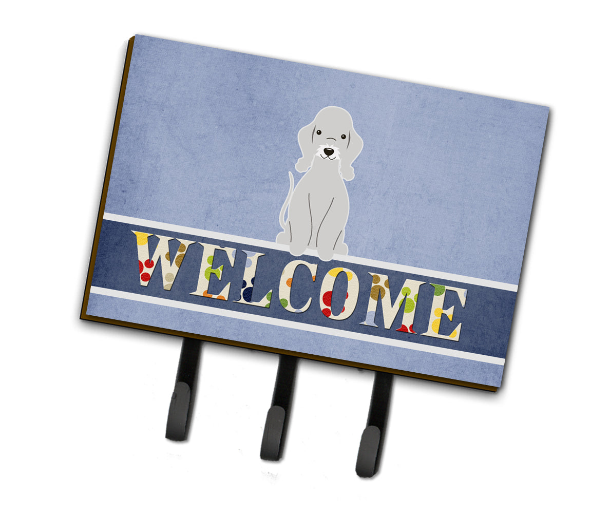 Bedlington Terrier Blue Welcome Leash or Key Holder BB5671TH68