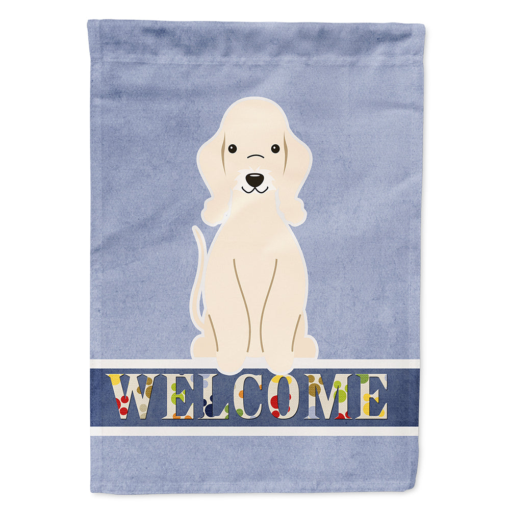 Bedlington Terrier Sandy Welcome Flag Canvas House Size BB5672CHF