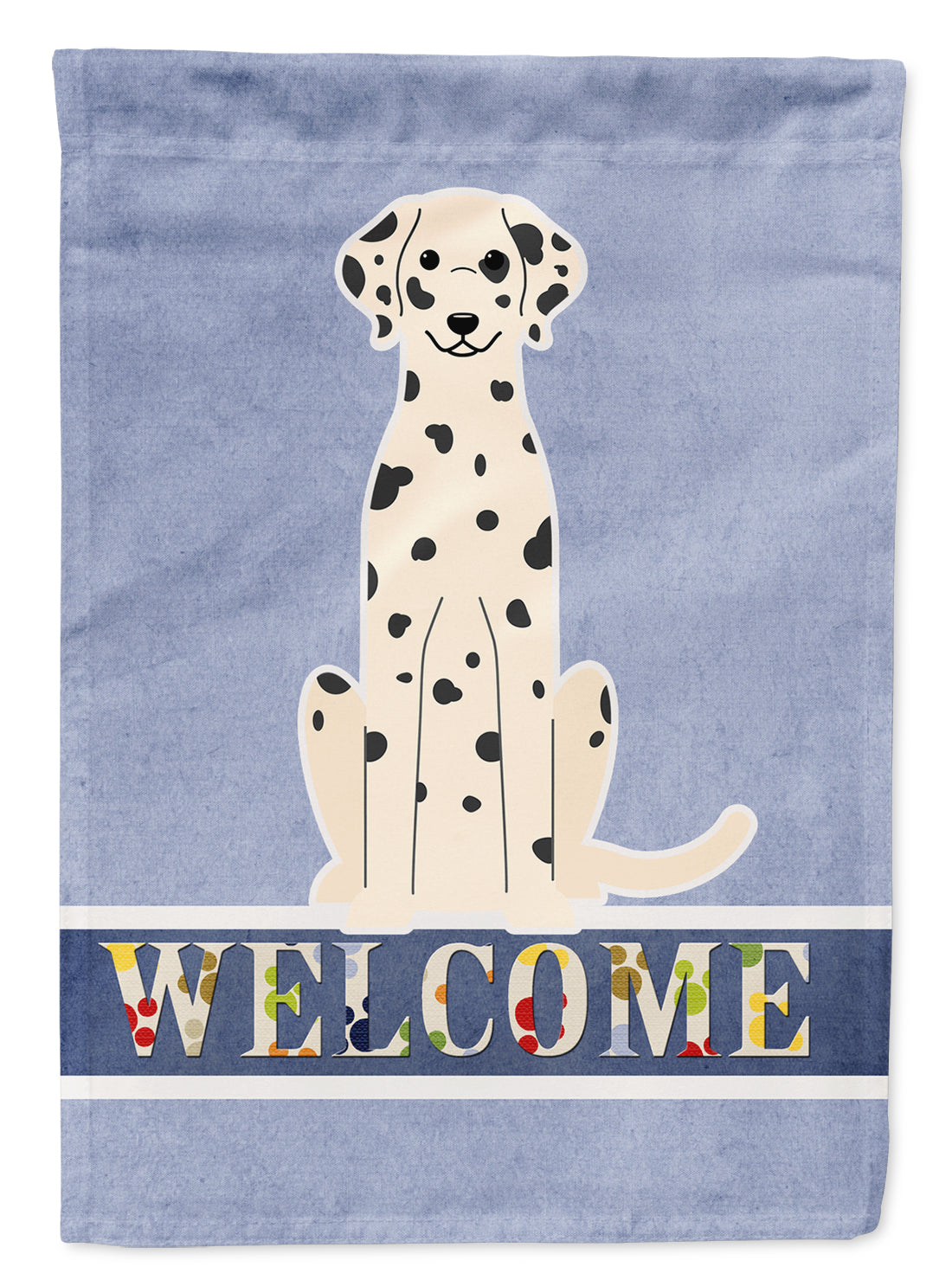 Dalmatian Welcome Flag Garden Size BB5678GF