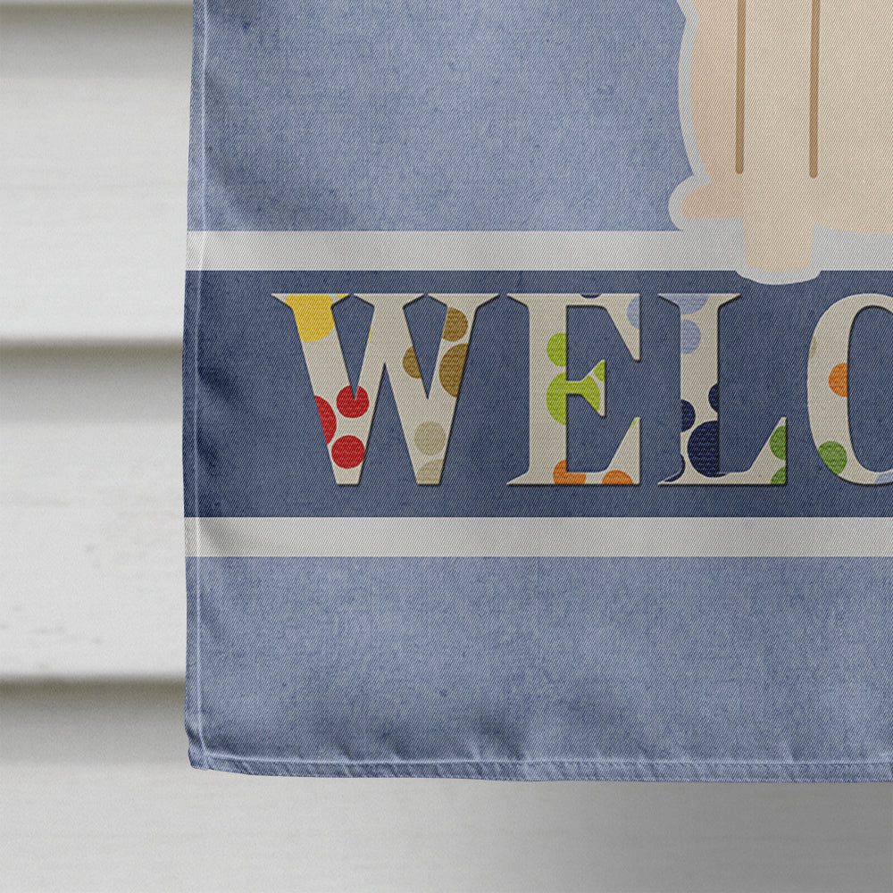 Smooth Fox Terrier Welcome Flag Canvas House Size BB5679CHF