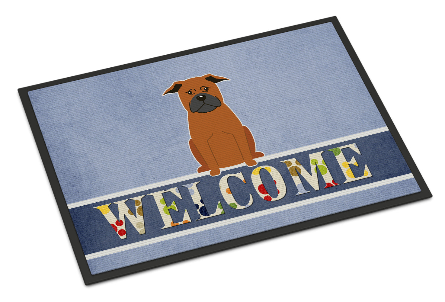 Chinese Chongqing Dog Welcome Indoor or Outdoor Mat 18x27 BB5692MAT - the-store.com