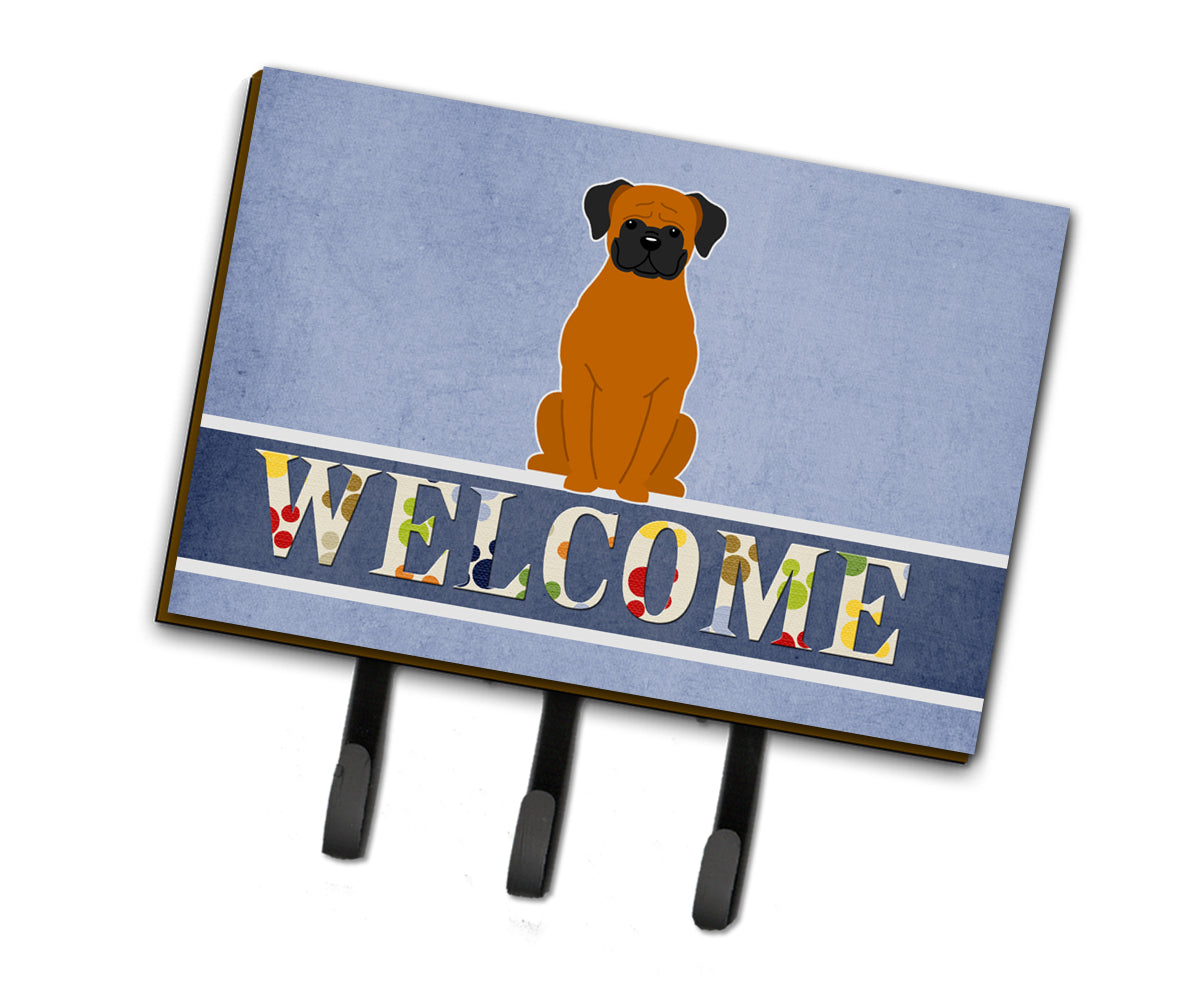 Fawn Boxer Welcome Leash or Key Holder BB5696TH68  the-store.com.