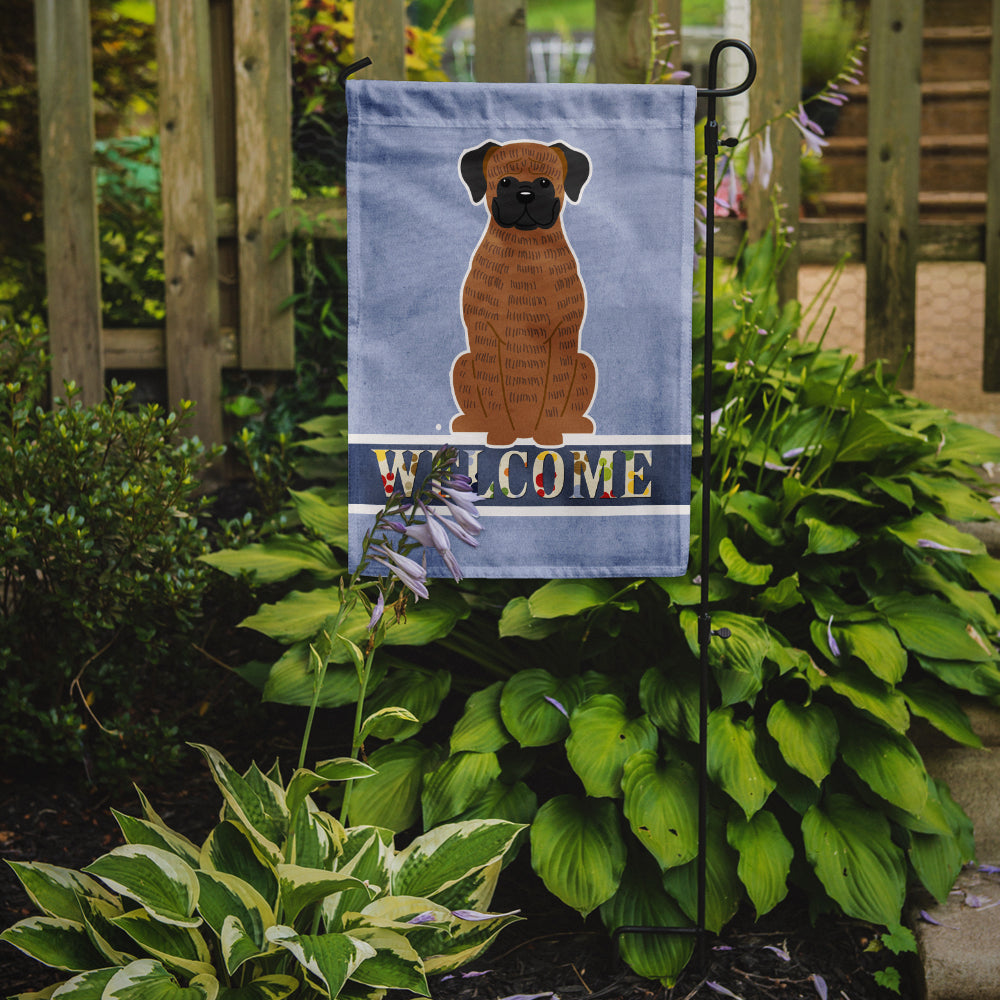 Brindle Boxer Welcome Flag Garden Size BB5698GF  the-store.com.