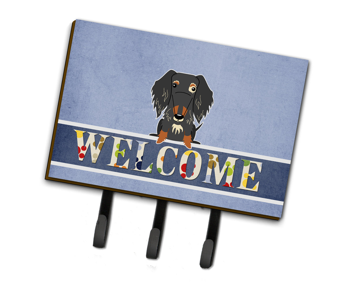 Wire Haired Dachshund Dapple Welcome Leash or Key Holder BB5709TH68  the-store.com.