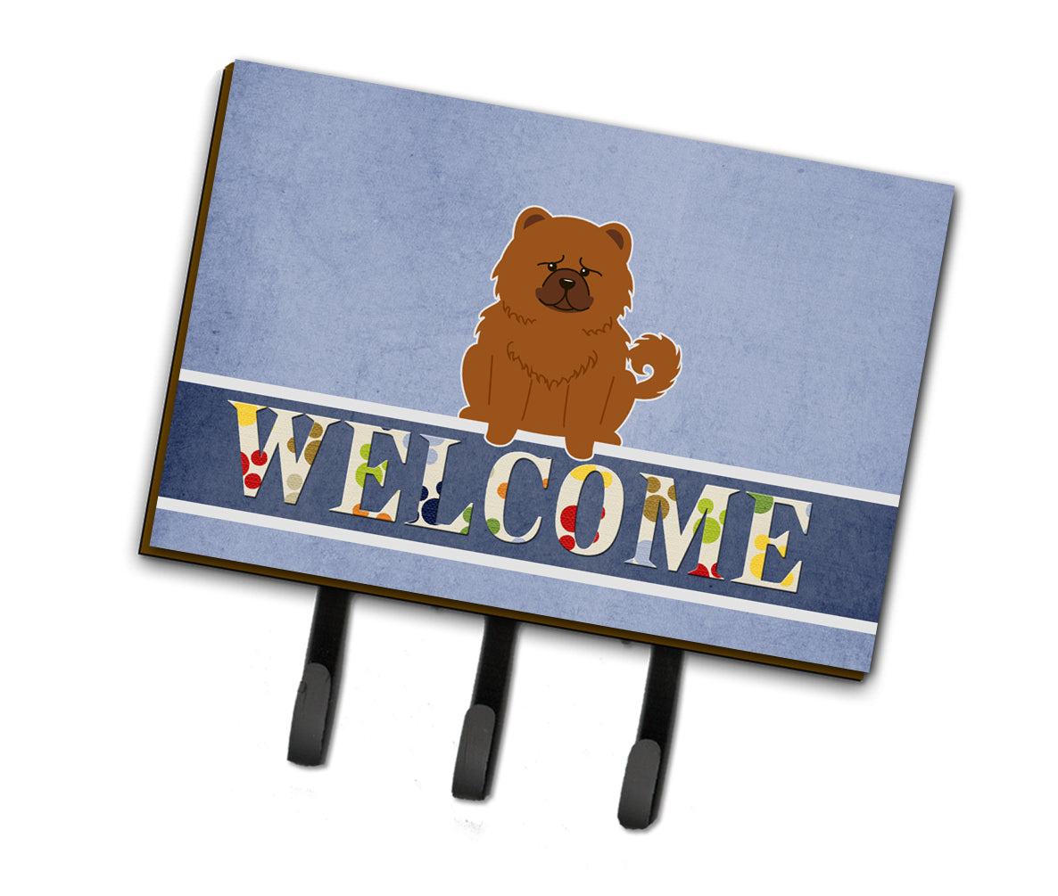 Chow Chow Red Welcome Leash or Key Holder BB5723TH68  the-store.com.