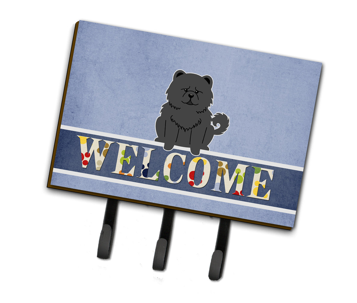 Chow Chow Black Welcome Leash or Key Holder BB5724TH68  the-store.com.