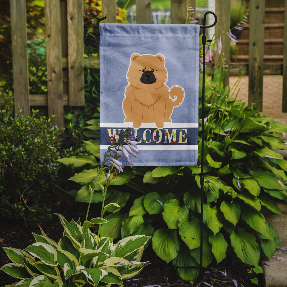 Chow Chow Cream Welcome Flag Garden Size BB5725GF  the-store.com.