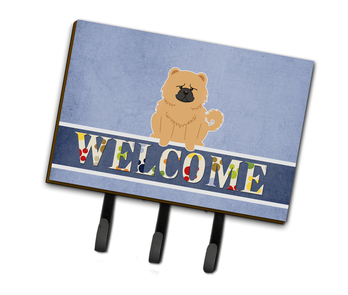 Chow Chow Cream Welcome Leash or Key Holder BB5725TH68  the-store.com.