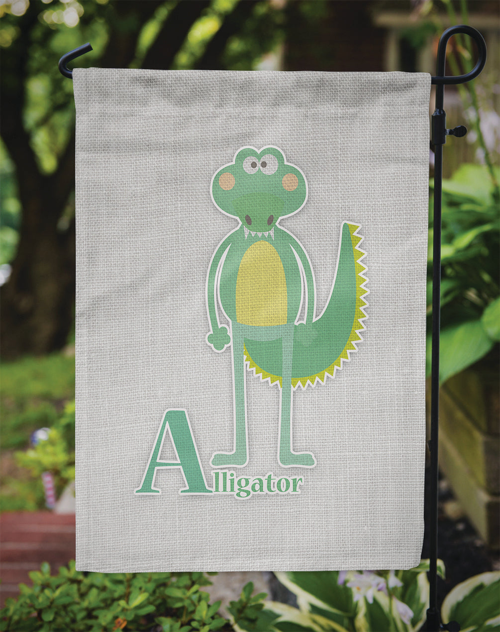 Alphabet A pour Alligator Flag Jardin Taille BB5726GF